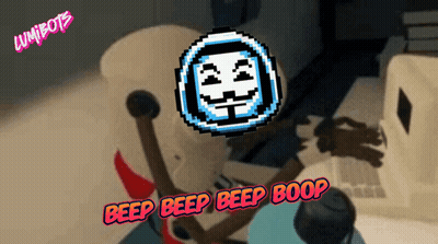 Video Game Character Saying Beep Beep Beep Boop GIF
