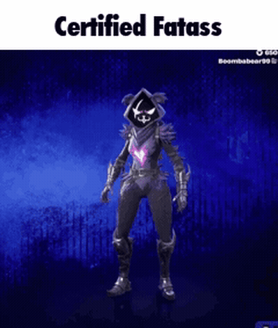 Video Game Character Saying Certified Fatass GIF