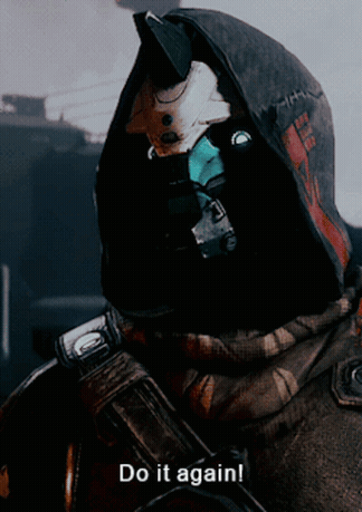 Video Game Character Saying Do It Again Hood GIF