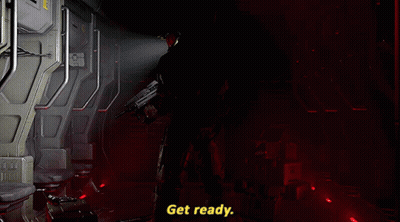 Video Game Character Saying Get Ready GIF