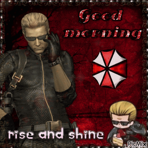 Video Game Character Saying Good Morning Rise And Shine GIF