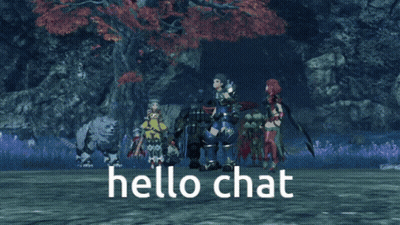Video Game Character Saying Hello To Robots GIF