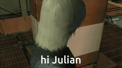 Video Game Character Saying Hi Julian GIF