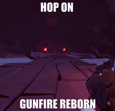 Video Game Character Saying Hop On Gunfire Reborn GIF