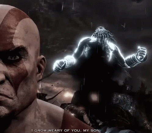 Video Game Character Saying I Grow Weary Of You GIF