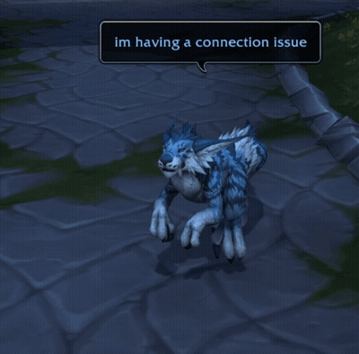 Video Game Character Saying I'm Having Connection Issue GIF