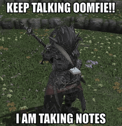 Video Game Character Saying Keep Talking Oomfie GIF