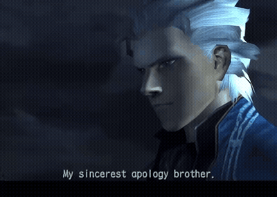 Video Game Character Saying My Sincerest Apology Brother GIF