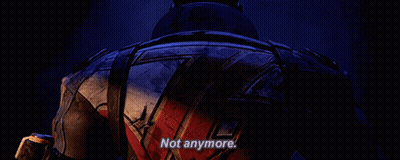 Video Game Character Saying Not Anymore In Dark Room GIF