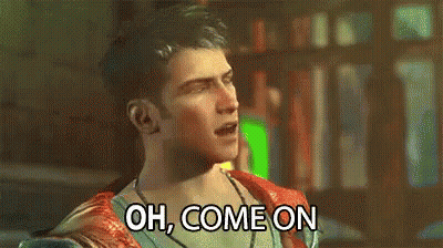 Video Game Character Saying Oh Come On GIF