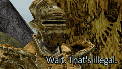 Video Game Character Saying Wait That Is Illegal GIF