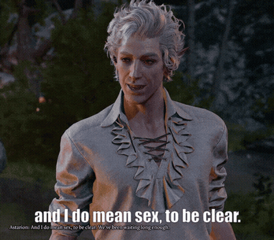 Video Game Character Says And I Do Mean Sex