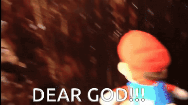 Video Game Character Says Dear God GIF