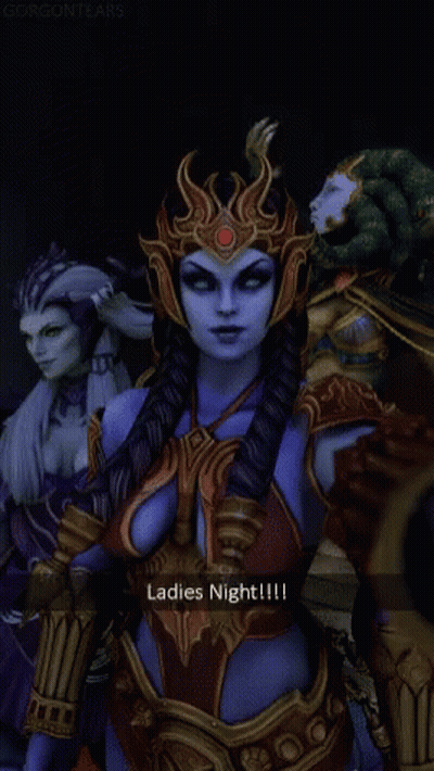 Video Game Character Says Ladies Night GIF