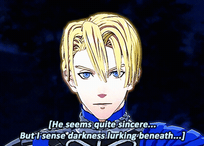 Video Game Character Seems Quite Sincere But I Sense Darkness GIF