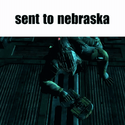 Video Game Character Sent To Nebraska GIF
