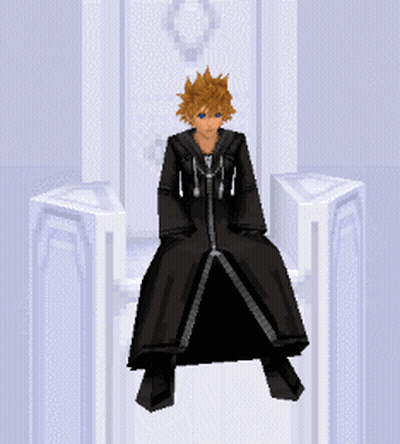 Video Game Character Sitting In Chair GIF