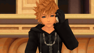 Video Game Character Talking On Cellphone GIF
