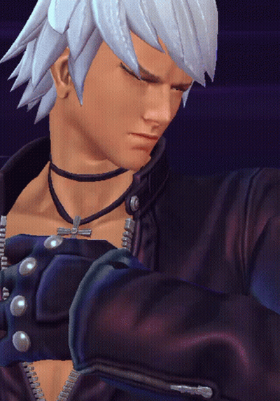 Video Game Character With Choker GIF