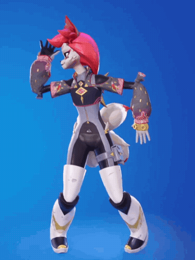 Video Game Character With Fox Head And Tail GIF