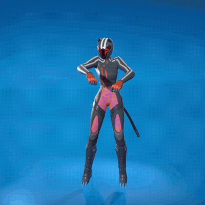 Video Game Character With Helmet And Cat Tail GIF