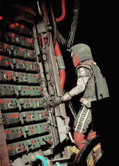 Video Game Character With Mask GIF