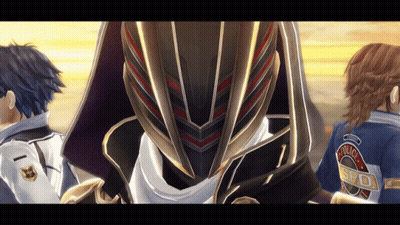 Video Game Character With Police Spo Patch GIF