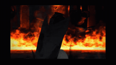 Video Game Character With Red Symbol GIF