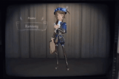 Video Game Character With Runaway On Screen GIF