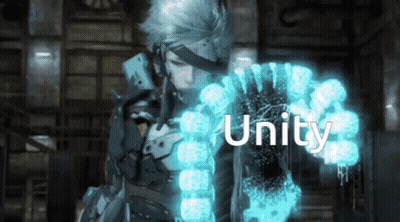 Video Game Character With Unity On Hand GIF