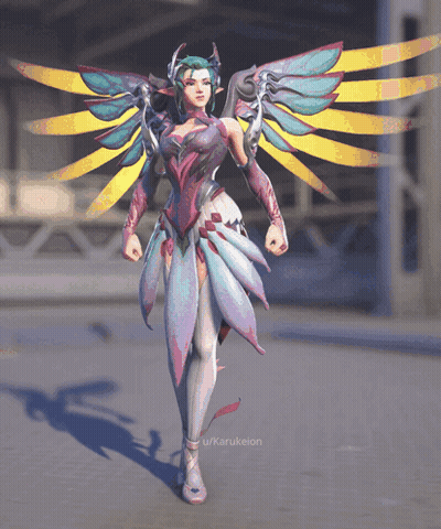 Video Game Character With Wings U/karukeion GIF
