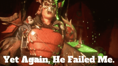 Video Game Character Yet Again He Failed Me GIF