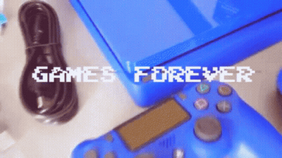 Video Game Controller Saying Games Forever GIF