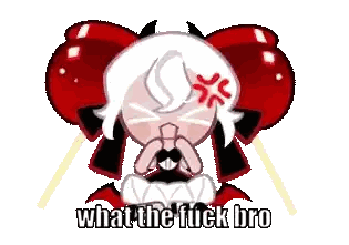Video Game Cookie Holding Red Lollipop Says What Sticker