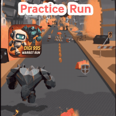 Video Game Digi 995 Warbot Run GIF