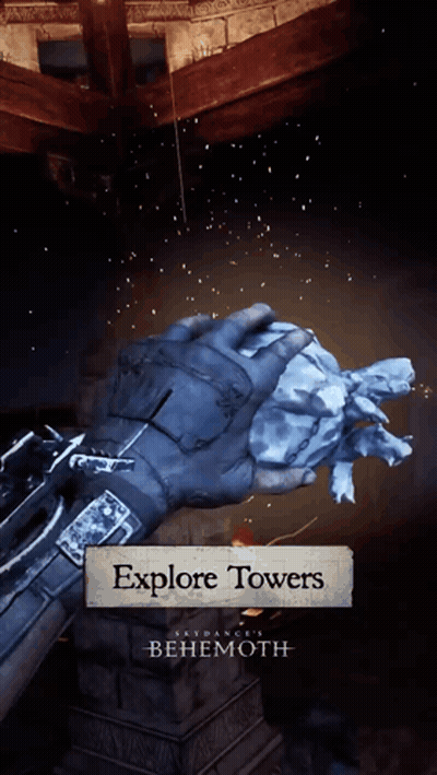 Video Game Explore Towers GIF