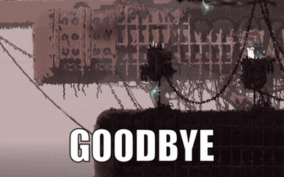 Video Game Goodbye Screen GIF