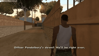 Video Game Man Says Officer Pendelbury Down GIF