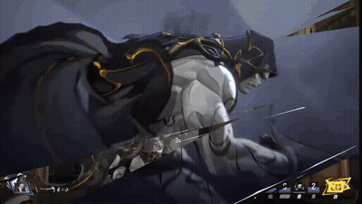 Video Game Man With Cape And Sword 4/10 GIF