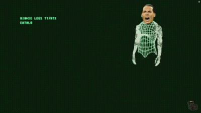 Video Game Man With Skeleton Body And Catalogue Number GIF