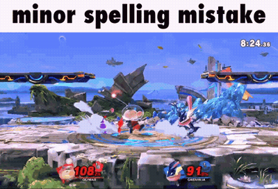 Video Game Minor Spelling Mistake GIF