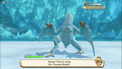 Video Game Nyaaa Using Saw Thunder Breath GIF
