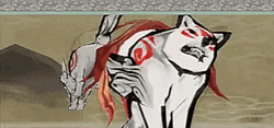 Video Game Okami Amaterasu Confused Figuring Out GIF