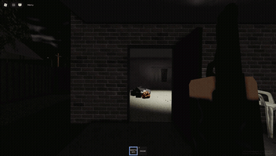 Video Game Person Holding Gun In Room GIF