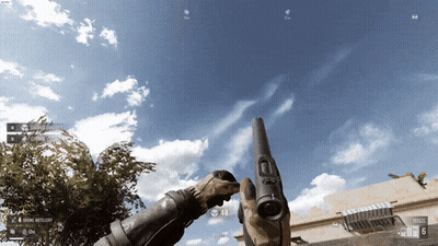 Video Game Person Holding Gun GIF