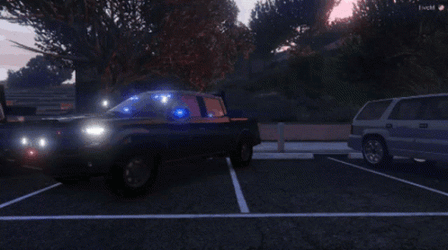Video Game Police Car Lights GIF
