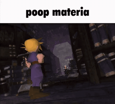 Video Game Poop Materia GIF