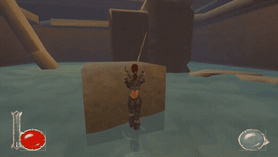Video Game Red Circle And White Circle GIF