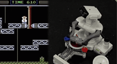 Video Game Robot Saying Time 607 GIF