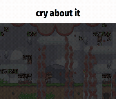Video Game Saying Cry About It GIF